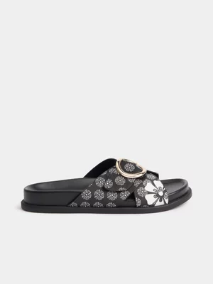 FF X Rich Mnisi Flower Print Sandals