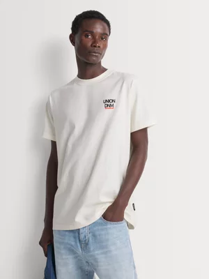 Union-DNM Men's Graphic Ecru T-shirt