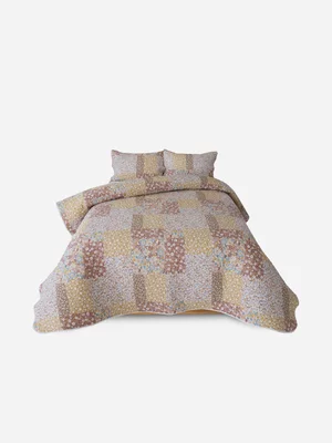 Volpes Gretta Cotton Honey Quilt Set