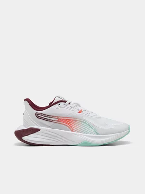 Puma Womens PWR Hybrid White/Ruby/Mint Training Shoes 