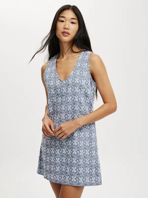 Women's Cotton On Blue Sabelle Shift Mini Dress