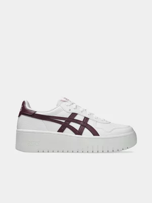 Women's ASICS Japan S Platform White/Purple Sneaker