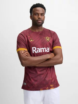 Le Coq Sportif Mens Stellenbosch FC Home 25/26 Maroon Stadium Jersey