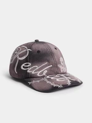 Redbat Unisex Dirty Washed 6 Panel Pink Tint Cap