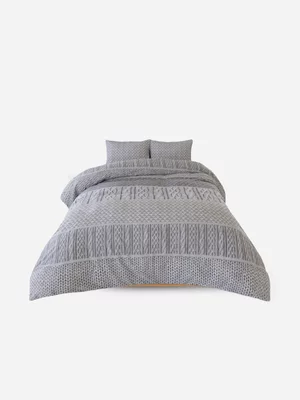 Volpes Berkley Grey Duvet Cover Set