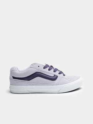 Women's Vans Caldrone LS Purple/White Sneaker