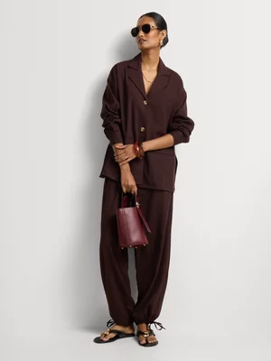 Linen Blend Unlined Blazer