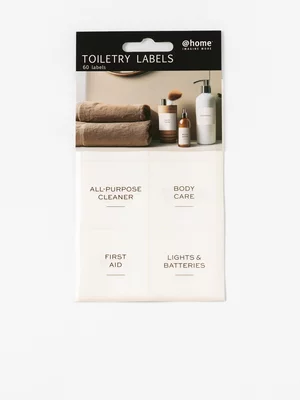  @home Toiletry and Cleaning Labels