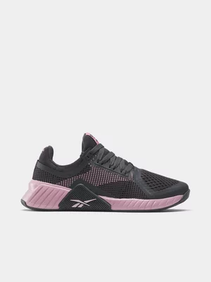 Reebok Womens Flip Charge Black/Rose Training Shoes 
