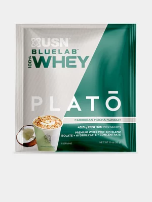 USN X Plato 100% Whey Caribbean Mocha 32G Sachet