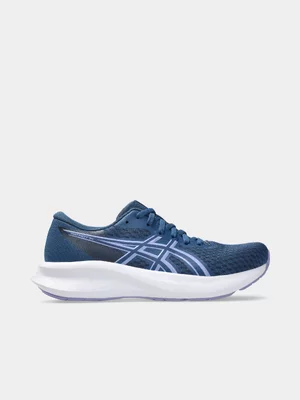 ASICS Womens Patriot 14 Blue Running Shoes