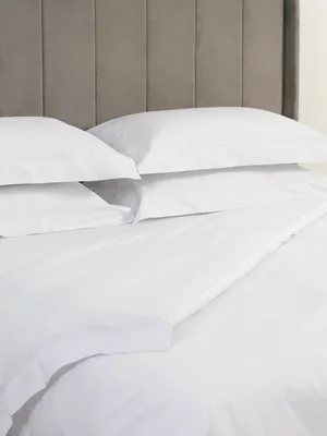 Guest House The Cool Crisp Duvet Cover Set 200 Thread Count White