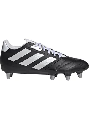 adidas Mens Kakari Elite 8 Stud Soft Ground Black Rugby Boots