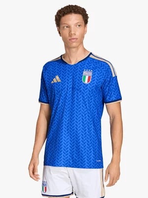 adidas Mens Italy Home World Cup 26 Blue Authentic Jersey