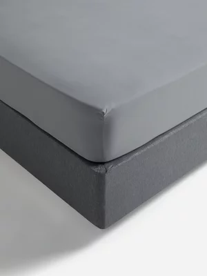 Jet Home Silver Grey 85gsm Fitted Sheet