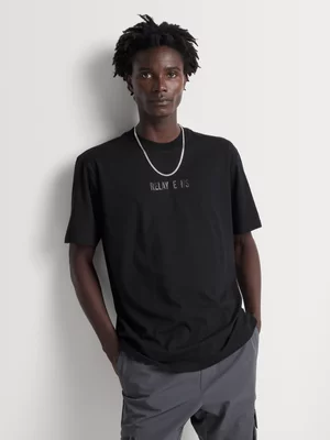 Relay Jeans Men's Relaxed Fit Black Graphic T-Shirt