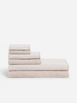 Jet Home Stone 6 Pack Towel Set