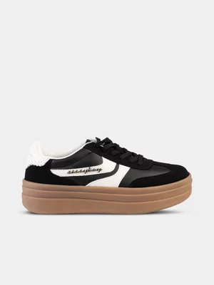 Women's Sissy Boy Black Jimmy Gum Platform Sneakers