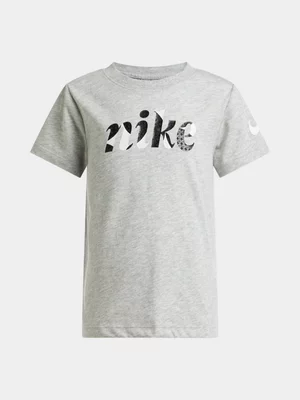 Nike Unisex Kids Essentials Logo Grey T-Shirt