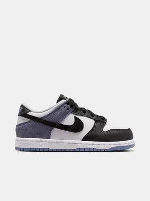 Nike Kids Dunk Low White/Black Indingo Sneaker
