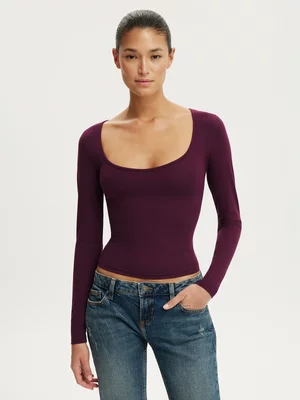 Women's Cotton on Hold Me Long Sleeve Top