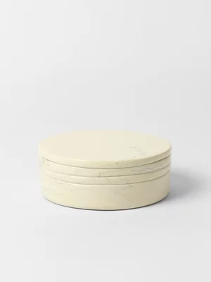 Egware Soapstone Round Box Small