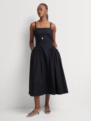 Fit & Flare Midi Tea Dress