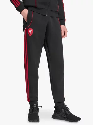 adidas Mens Liverpool FC Culture Black/Red Track Pants