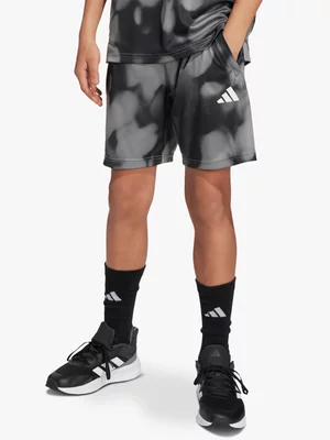 adidas Boys Training AOP Grey/Black Shorts