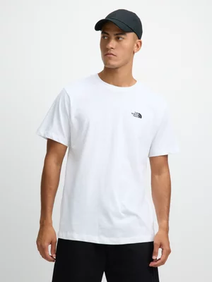The North Face Mens Evolution Simple Dome White Tee