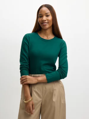 Jet Women’s Green Long Sleeve Core T-Shirt