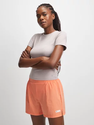 TS Womens Orange Run Shorts
