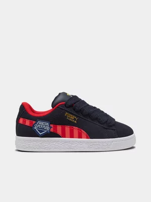 Puma Kids Suede XL Super Navy/Red Sneaker