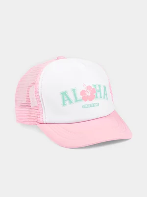 Girl's Pink Tracker Cap