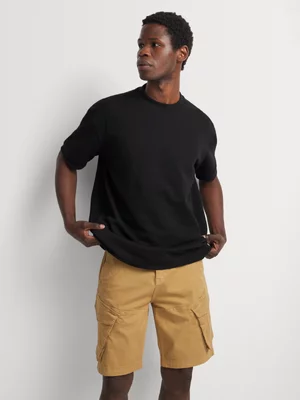 Relay Jeans Men's Utility Camel Cargo Shorts