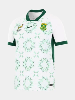 Nike Mens Springboks 7's Away 25/26 White Stadium Jersey