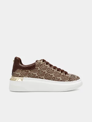Women's Steve Madden GLIDER 2 Brown Sneakers