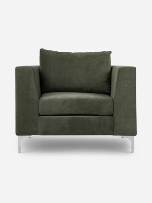 Loxton 1 Seater Couch Danny Olive