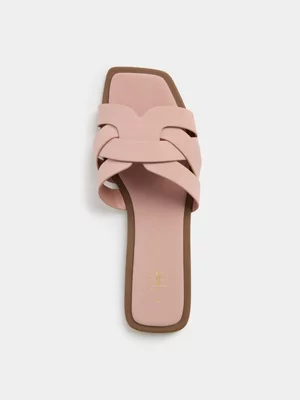 Cross Over Slip On Sandals