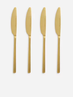 Jet Home Gold 4 Piece Knife Set