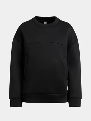 Exact Older Boy's Black Soft Touch Sweat Top 