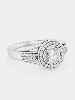 Sterling Silver Cubic Zirconia Little Pluto Ring
