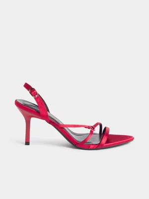 Jet Women's Red Strappy Stiletto