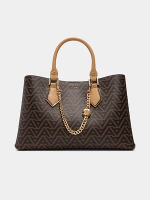 Women’s ALDO BAELI Brown Satchel Bag