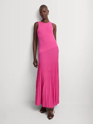 Luella Pleated Column Dress