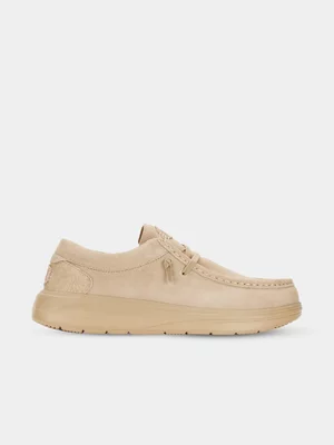 Men's HEYDUDE Wally COMF Suede Tan