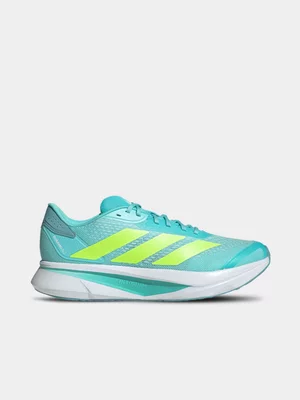 adidas Mens Duramo SL 2 Teal/Lime Running Shoes 