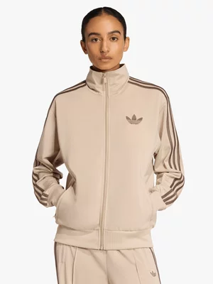 adidas Originals Women's Firebird Loose-stone Khaki/earth Strata Track Top