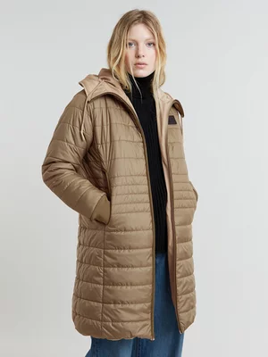 G-Star Women's Reversible Sateeny Parka Beige Jacket