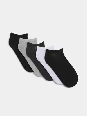 SF U APX Multi  5Pack Black Socks   